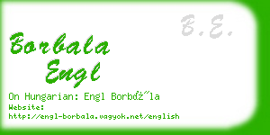 borbala engl business card